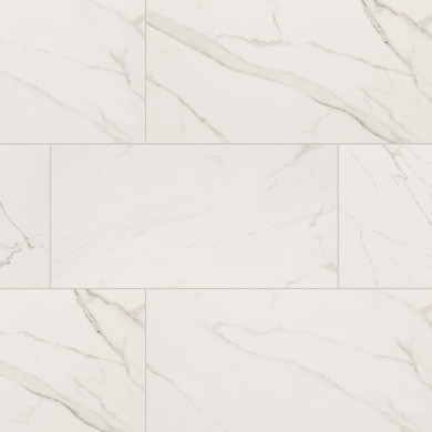 MS International Kaya Calacatta Series: 24X48 Venato Polished Porcelain Tile NKAYCALVEN2448P