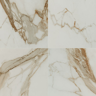 MS International Regallo Series: 24x24 Calacatta Marbella Polished Porcelain Tile NREGCALMAR2424P