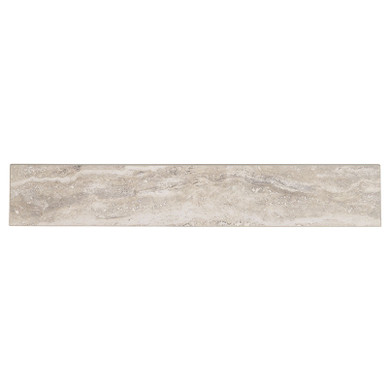 MS International Veneto Gray Series: 3x18 Bullnose Polished Porcelain Tile NVENGRA3X18BNP-N