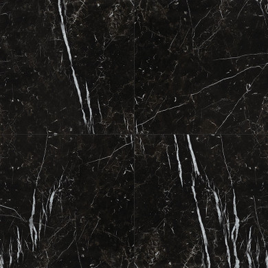 MS International Regallo Series: 24x24 Marquina Noir Matte Porcelain Tile NREGMARNOI2424