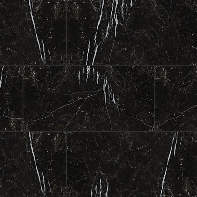 MS International Regallo Series: 24x48 Marquina Noir Polished Porcelain Tile NREGMARNOI2448P
