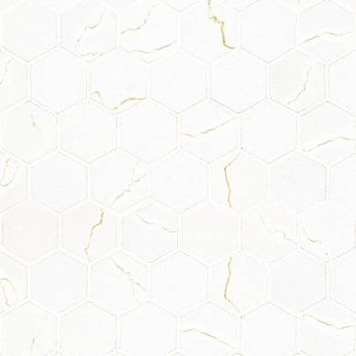 MS International Pavers Series: Miraggio Gold 2x2 Matte Porcelain Tile NMIRGOL2X2HEX