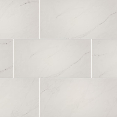 MS International Aria Series: Ice 12X24 Polished Porcelain Tile NARICE1224P