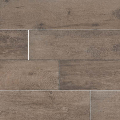 MS International Cottage Series: Brown 8x48 Matte Wood Look Porcelain Tile NCOTBRO8X48