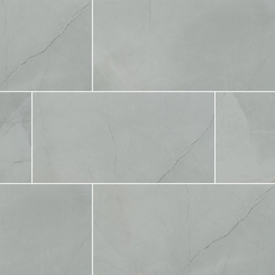 MS International Sande Series: Ivory 12X24 Polished Porcelain Tile NSANIVO1224P