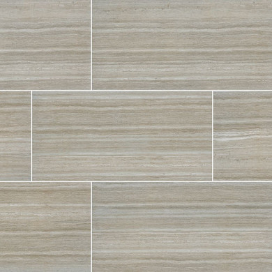 MS International Essentials Series: Charisma Silver 12X24 Matte Ceramic Tile NCHASIL1224