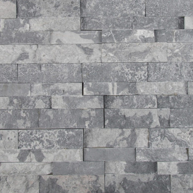 MS International Stacked Stone Series: Glacial Grey 6X24 Split Face Ledger Panel LPNLMGLAGRY624