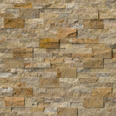 MS International Stacked Stone Series: Tuscany Scabas 6X24 Split Face Ledger Panel LPNLTSCA624