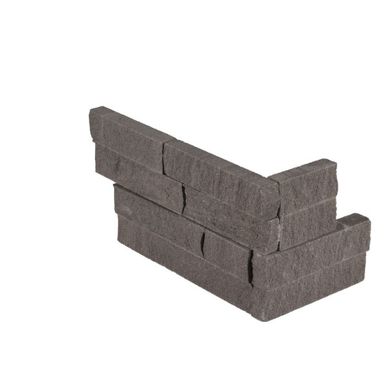 MS International Stacked Stone Series: Mountain Bluestone 6x12x6 Split Face Corner Ledger Panel LPNLDMOUBLU618COR