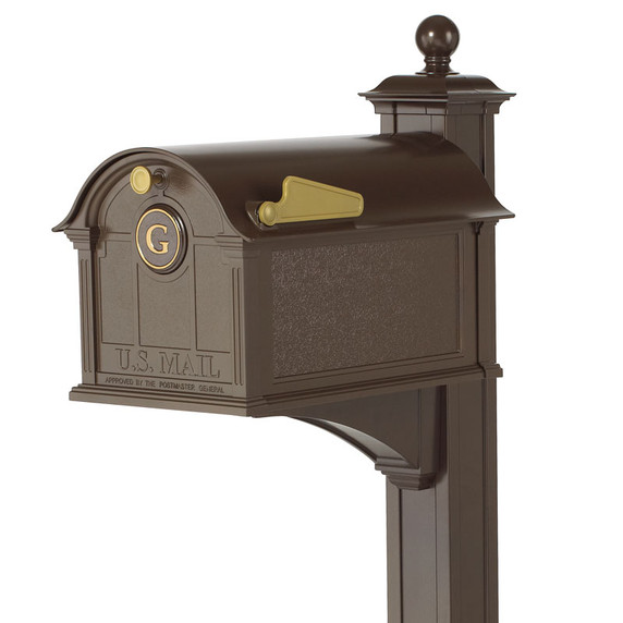 Whitehall Balmoral Mailbox Monogram & Post Package