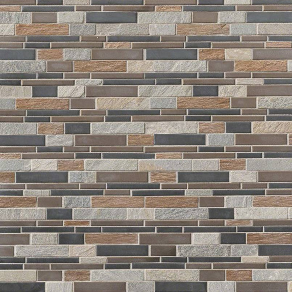 MS International Stone Porcelain Series: Cobrello Interlocking Porcelain Wall Tile SMOT-SPIL-COBRELLO8MM