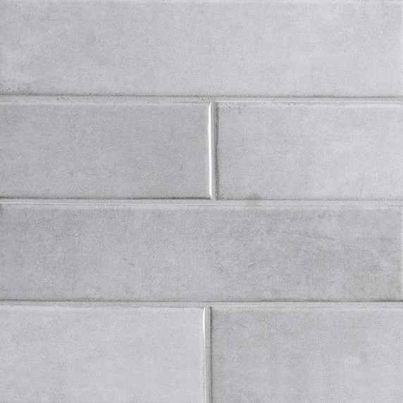 MS International Ceramic Series: 2.5x13 Renzo Sterling Wall Tile NRENSTEPIC2.5X13