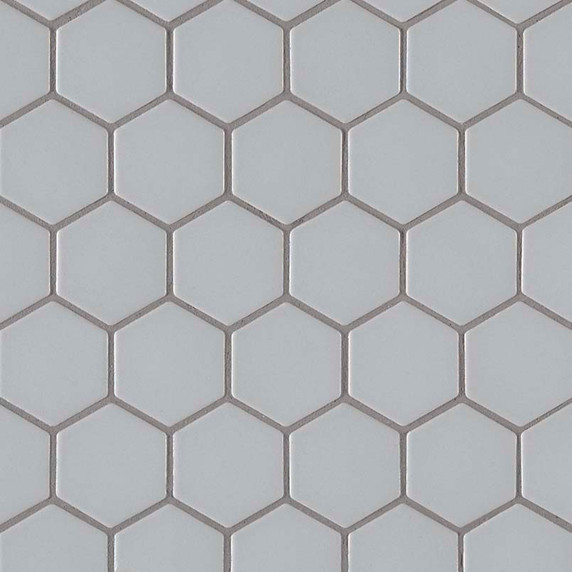 MS International Porcelain Series: Retro Hexo Gray Matte Wall Tile SMOT-PT-RETGRA-2HEX