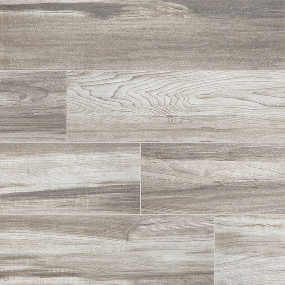 MS International Carolina Timber Series: 6x24 Gray Wood Look Ceramic Tile NCARTIMGRE6X24-N