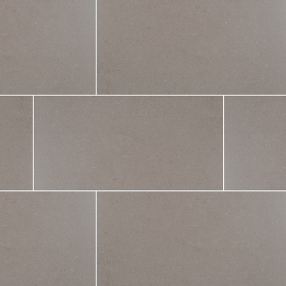 MS International Dimensions Series: 24x48 Gris Matte Porcelain Tile NDIMGRI2448-N