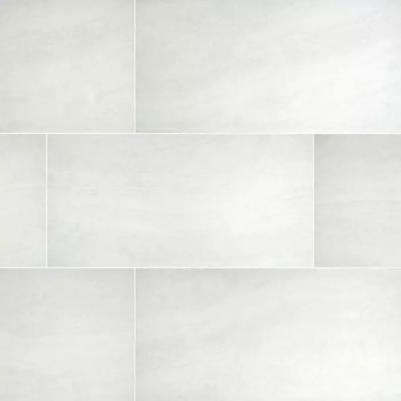 MS International Praia Series: 24x48 White Porcelain Tile NPRAWHI24X48