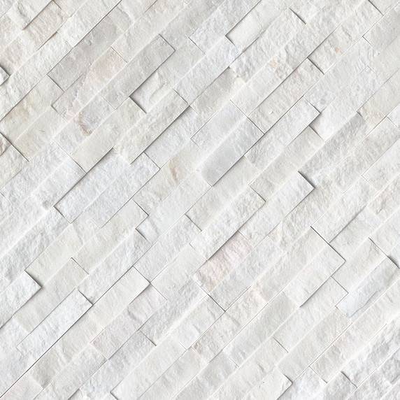 MS International Stacked Stone Series: 6"x24" Rockmount Cosmic White Ledger Panel LPNLMCOSWHI624