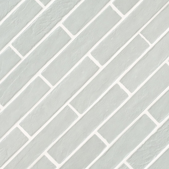 MS International Porcelain Series: 2"x10" Capella Fog Brick Floor and Wall Tile NCAPFOGBRI2X10