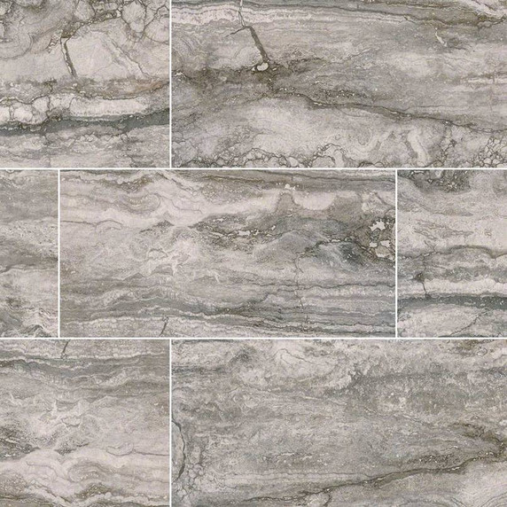 MS International Bernini Carbone Series: 2x2 Mosaic Matte Porcelain Tile NBERCAR2X2-N