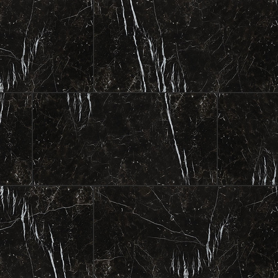 MS International Regallo Series: 12x24 Marquina Noir Matte Porcelain Tile NREGMARNOI1224