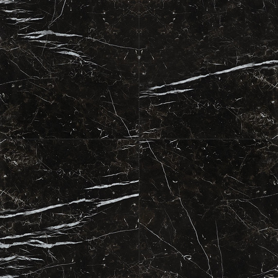 MS International Regallo Series: 24x24 Marquina Noir Polished Porcelain Tile NREGMARNOI2424P