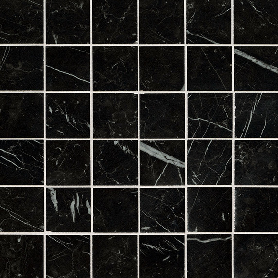 MS International Regallo Series: 2x2 Marquina Noir Matte Porcelain Tile NREGMARNOI2X2