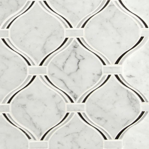 MS International Marble Series: Danza Arabesque Polished Tile SMOT-DANARA-POL8MM