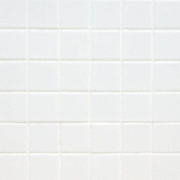 MS International Porcelain Series: 2x2 Domino White Matte Tile NWHI2X2-N