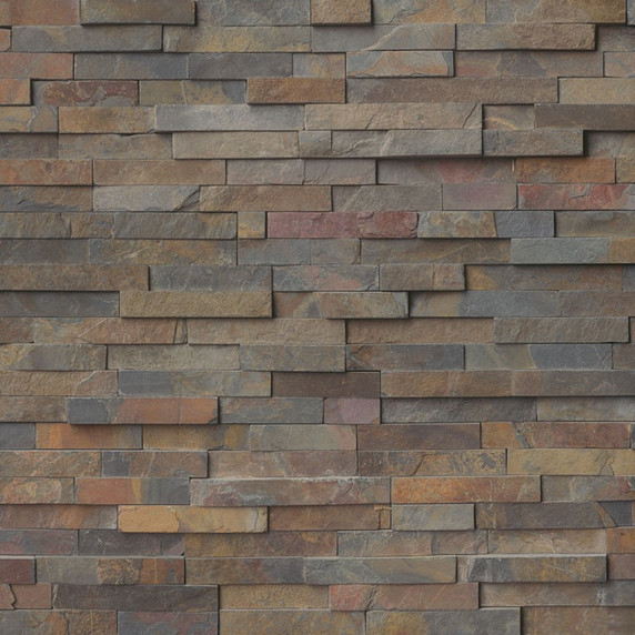 MS International Stacked Stone Series: New California Gold 6x24 Split Face Tile LPNLSNEWCALGLD624