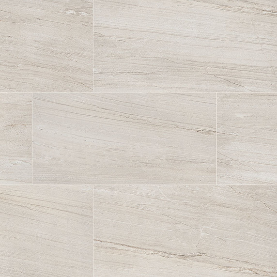 MS International Malahari Series: White 24x48 Lappato Porcelain Tile NMALWHI2448L-3D MS International Malahari Series: White 24x48 Lappato Porcelain Tile NMALWHI2448L-3D