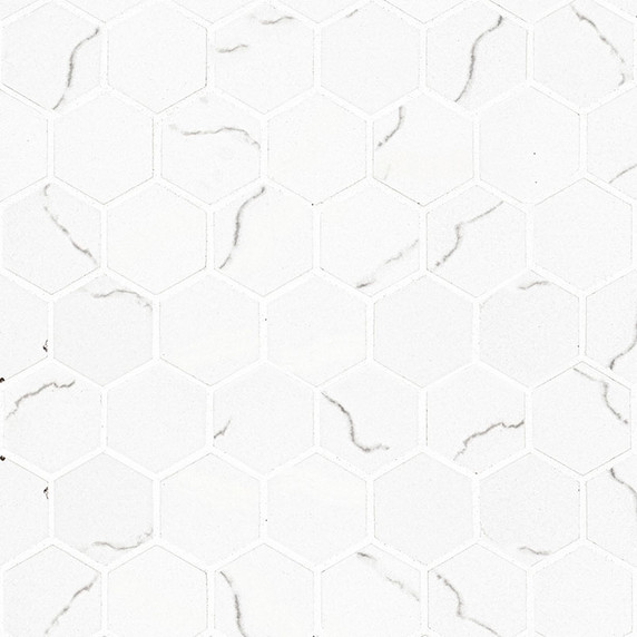 MS International Pavers Series: Miraggio Gray 2x2 Matte Porcelain Tile NMIRGRA2X2HEX MS International Pavers Series: Miraggio Gray 2x2 Matte Porcelain Tile NMIRGRA2X2HEX