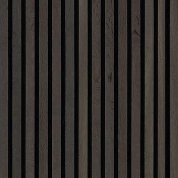 MS International Backsplash Series: 9.5x120 Umber Acoustic Wood Slat Panel WPNL-ACWFLTUMBE9.5X120
