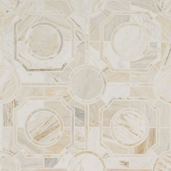 MS International Backsplash Series: Pattern Athena Gold Regency Polished Tile SMOT-ATHGOL-REGP MS International Backsplash Series: Pattern Athena Gold Regency Polished Tile SMOT-ATHGOL-REGP