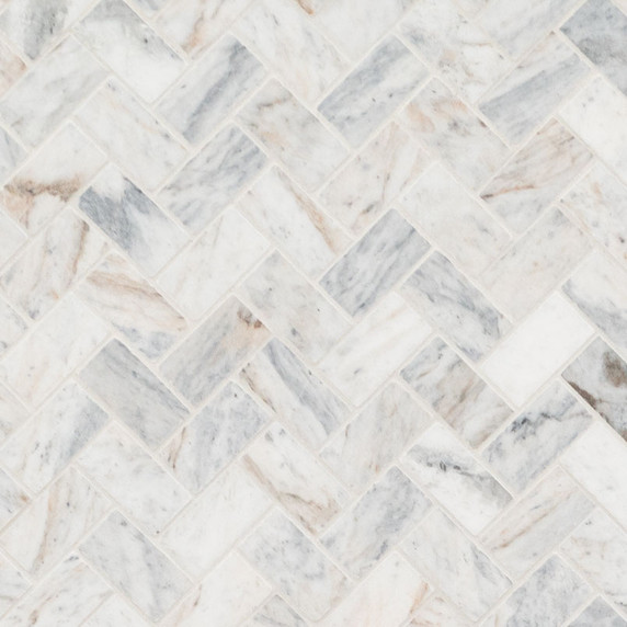 MS International Backsplash Series: 1x2 Capri Blue Herringbone Honed Tile SMOT-CAPBLU-HBH MS International Backsplash Series: 1x2 Capri Blue Herringbone Honed Tile SMOT-CAPBLU-HBH