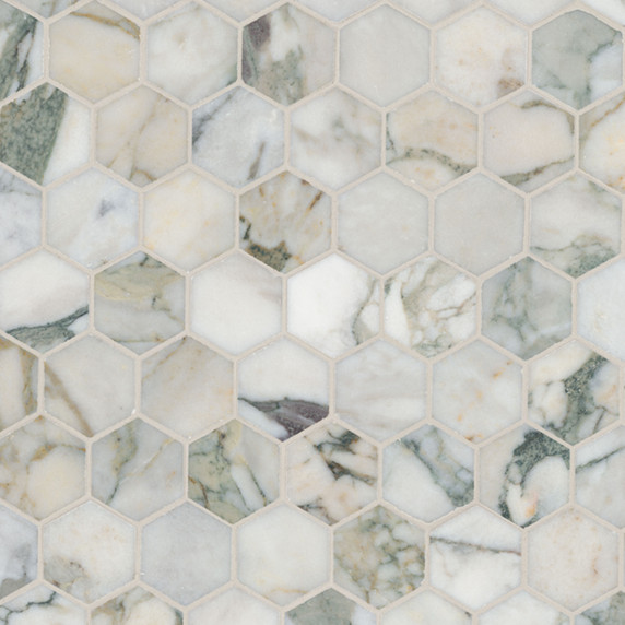 MS International Backsplash Series: 2" Hexagon Coronado Honed Tile SMOT-COR-2HEXH MS International Backsplash Series: 2" Hexagon Coronado Honed Tile SMOT-COR-2HEXH