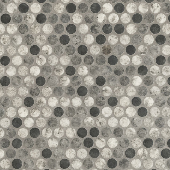 MS International Backsplash Series: Penny Round Urban Tapestry 6mm Tile SMOT-GLS-PENRD-UT6MM MS International Backsplash Series: Penny Round Urban Tapestry 6mm Tile SMOT-GLS-PENRD-UT6MM