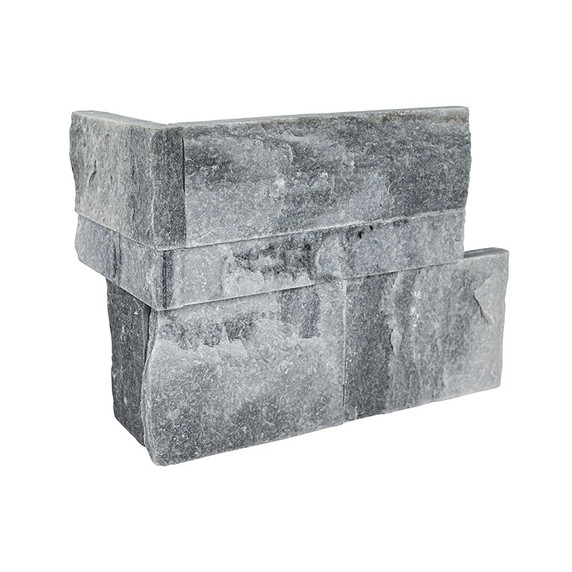 MS International Stacked Stone Series: Alaska Gray 9x12x16 Split Face Corner Ledger Panel LPNLMALAGRY918COR MS International Stacked Stone Series: Alaska Gray 9x12x16 Split Face Corner Ledger Panel LPNLMALAGRY918COR