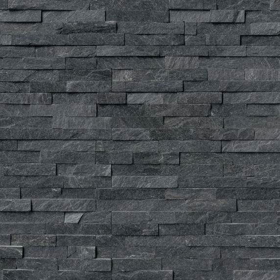 MS International Stacked Stone Series: Coal Canyon 6x24 Split Face Ledger Panel LPNLQCOACAN624