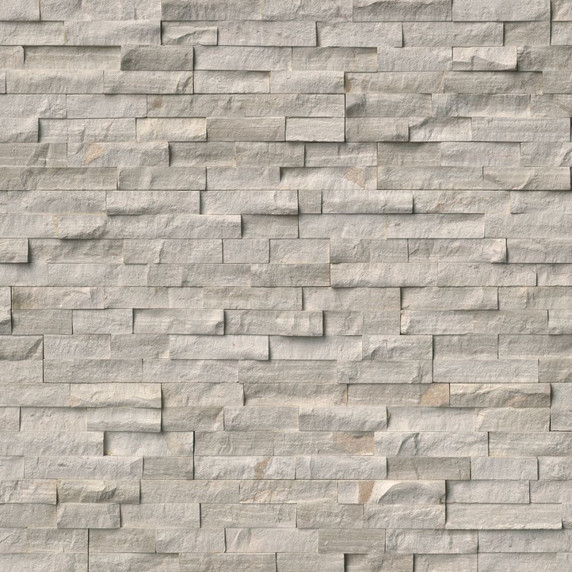 MS International Stacked Stone Series: White Oak 6x24 Split Face Ledger Panel LPNLMWHIOAK624