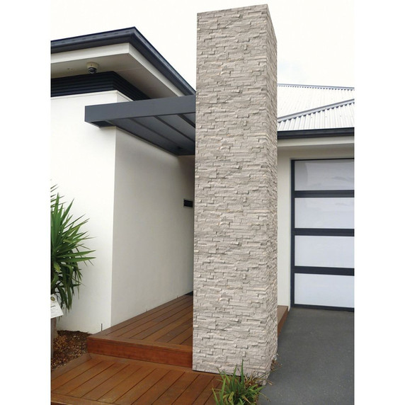 MS International Stacked Stone Series: White Oak 6x24 Split Face Ledger Panel LPNLMWHIOAK624 MS International Stacked Stone Series: White Oak 6x24 Split Face Ledger Panel LPNLMWHIOAK624