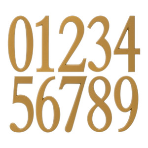 5 Inch Gold Adhesive  House Numbers