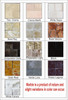Custom Marble Mosaic House Numbers Colors