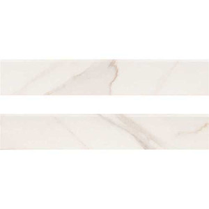 MS International Adella Series: 3x18 Calacatta Matte Bullnose Porcelain Tile NADECAL3X18BN-R