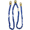 Lanyard - 6' Energy-Absorbing 2 Leg Polyester Web with Zsnaphooks, 6' Length x 1-1/4" Width