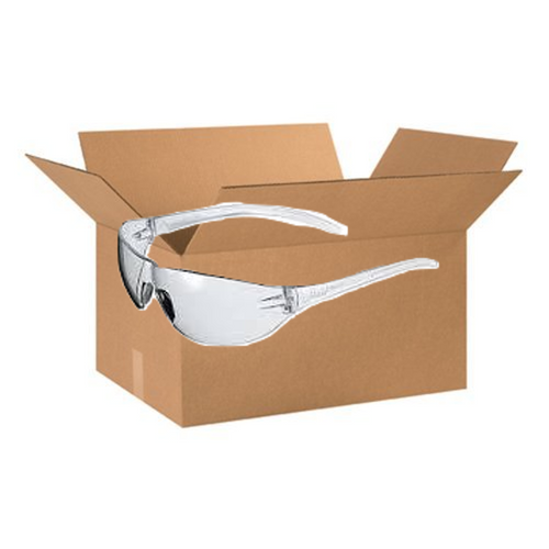 Case Safety Glasses Clear (300 Glasses 0.77 Each) ANSI Z87.1 Rated