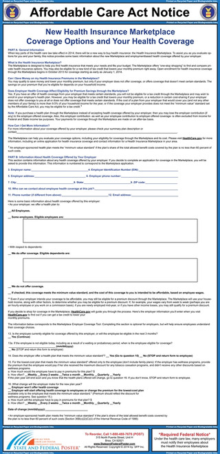 Affordable Care Act Poster