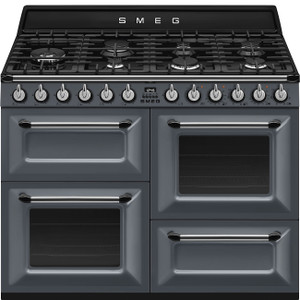 Cocina de Gas Smeg Victoria 110cm 7 Zonas Gris TR4110GR