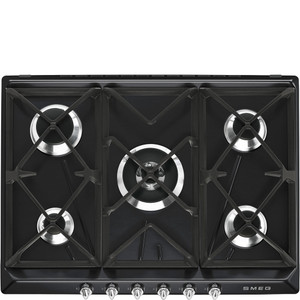 Encimera de Gas Smeg SR975NGH Victoria Negro