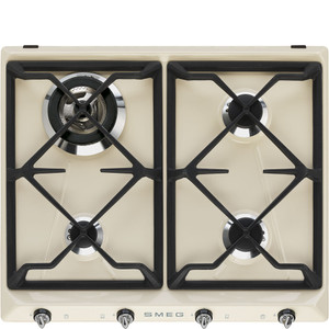 Encimera de Gas Smeg SR964PGH 60cm Victoria Crema