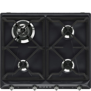 Encimera de Gas Smeg SR964NGH 60cm Victoria Negro